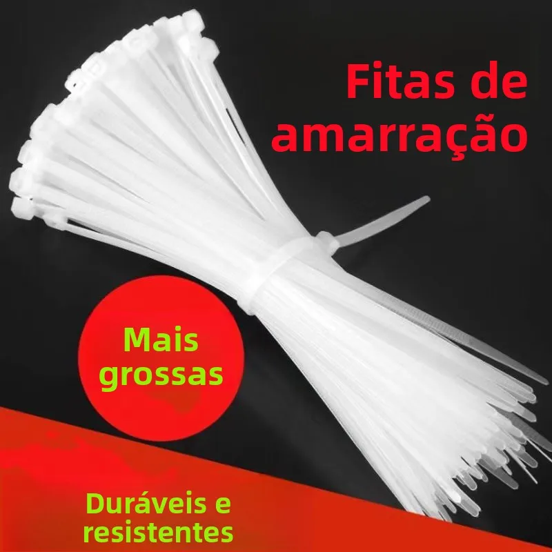 ナイロン製セルフロック式結束バンド-強力ケーブルオーガナイザー-ファスナー-大量-家庭用収納ソリューション