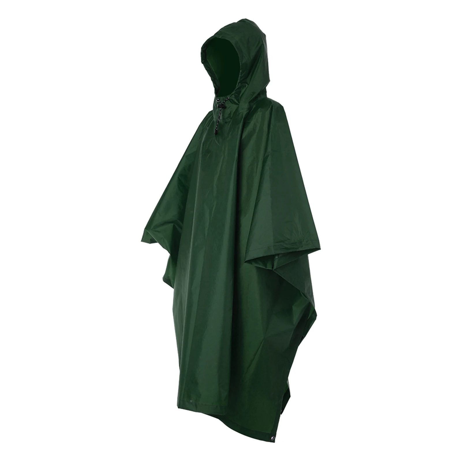 TOMSHOO Outdoor Raincoat with Hood Lightweight Hiking Rain Cover Poncho Rain Coat Multifunctional Outdoor Camping Tent Mat