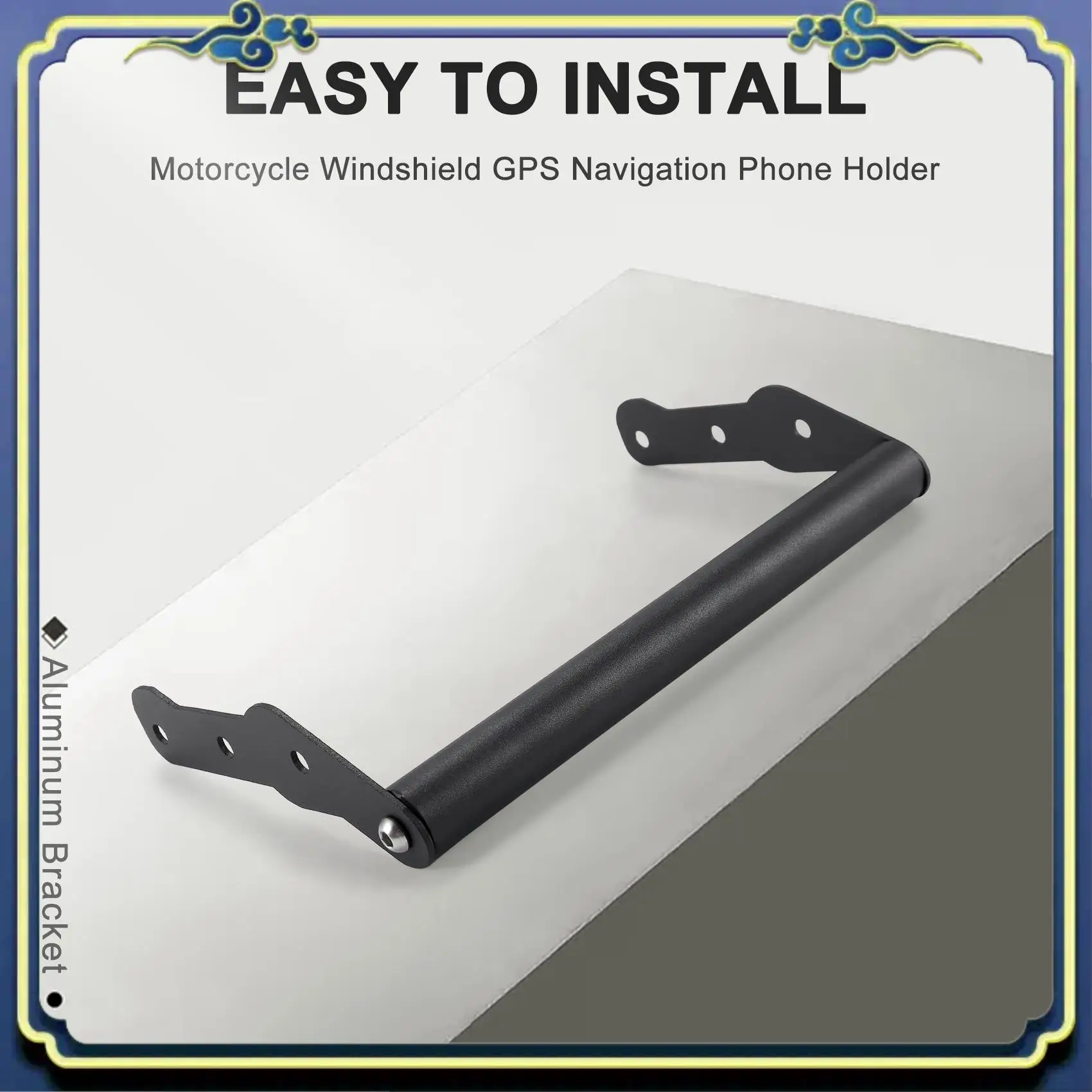 

AU16-Motorcycle Windshield GPS Navigation Mobile Phone Bracket For Honda CB500X 2016 2017 2018 2019