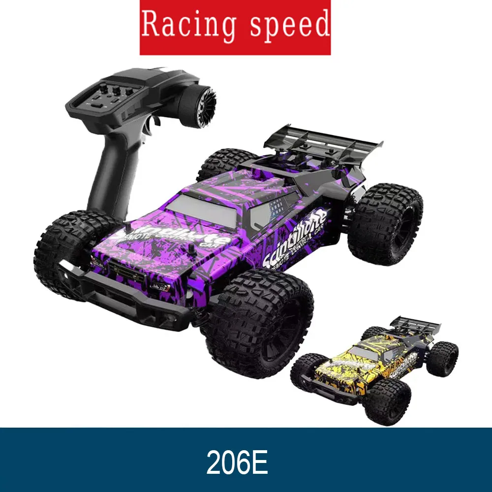 

206E 1:10 50-60Km/H Remote Control Off Road Vehicle 2.4G Four Wheel Drive Shock Absorber Monster Truck for Kids Adults