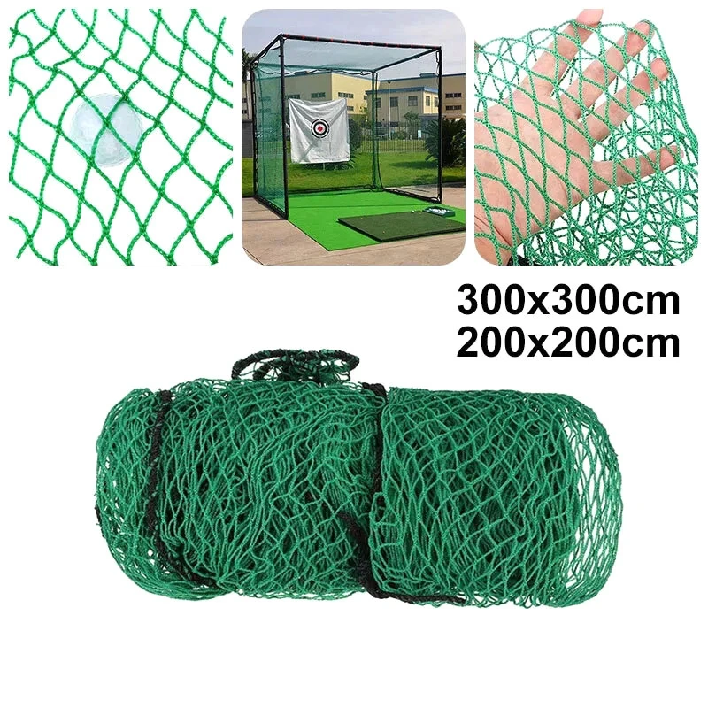 New Golf Net Professional Wear Resistant HDPE Sport Training Standard Net Golf Driving Hitting Net For Indoor Training image 3