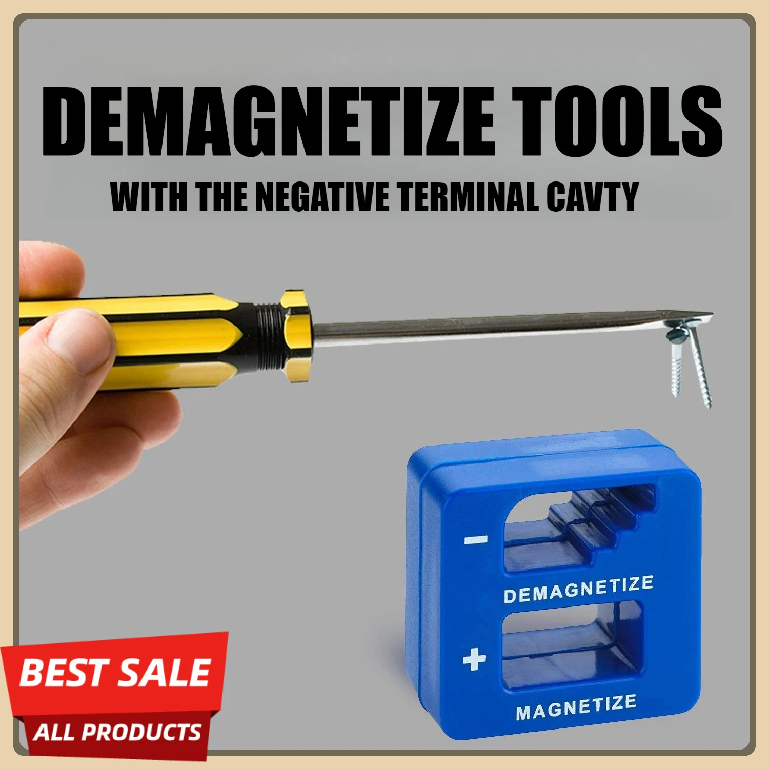 مفك براغي عالي الجودة ممغنط Demagnetizer 1 قطعة أداة ممغنطة مفك براغي قوي أداة التقاط