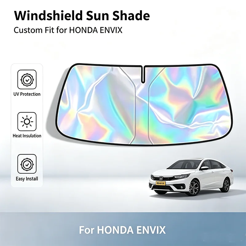 For HONDA ENVIX Foldable Front Windshield Sun Shade Reflective Sun Protection Cover Car Window