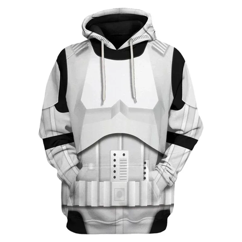 

2025 12 Trooper Fantasy Hoodie Pant Suit Movie Space Battle Army Costume Disguise Adult Men Cosplay Roleplay Fantasia Ou