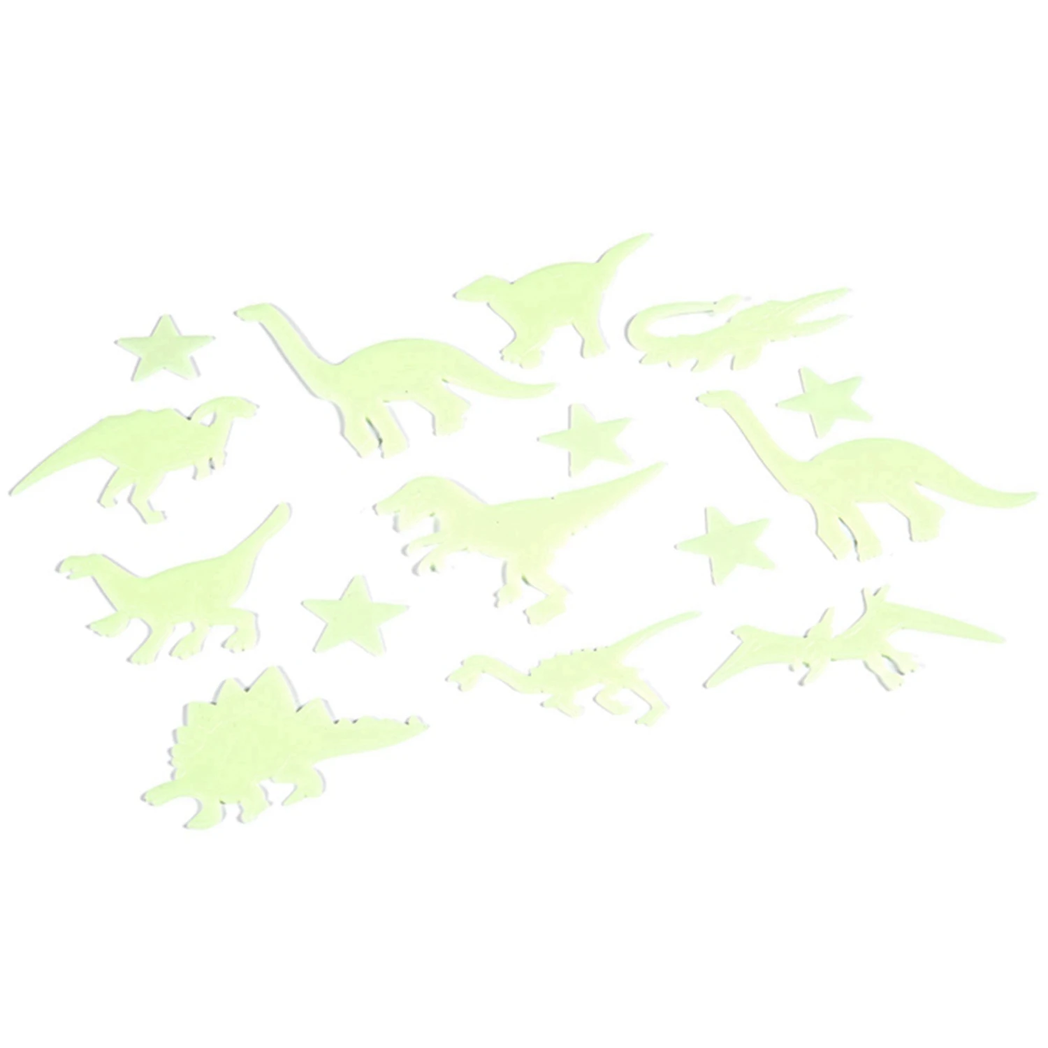 13 PCS Glow In The Dark Star Fluorescent Stickers