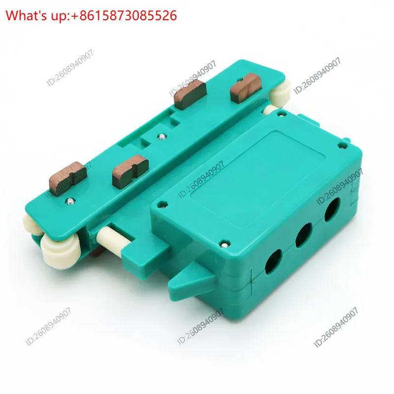 1pcs 4 Pole Current Collector For Tubular Conductor Rail High Copper Brush