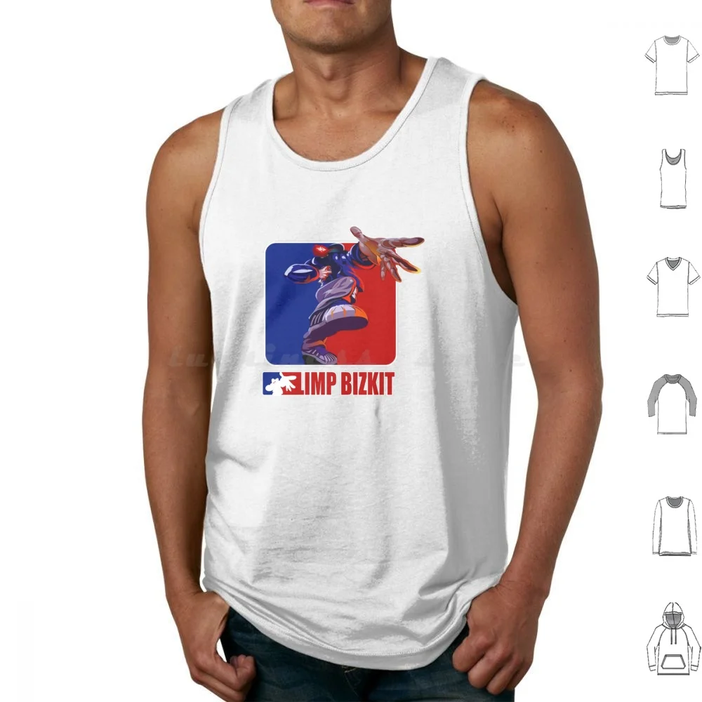 

Limp Bizkit Fred Band Logo Tank Tops Print Cotton Limp Bizkit Rap Rapcore Limp Bizkit Band Rapcore Band Nu Metal Metal