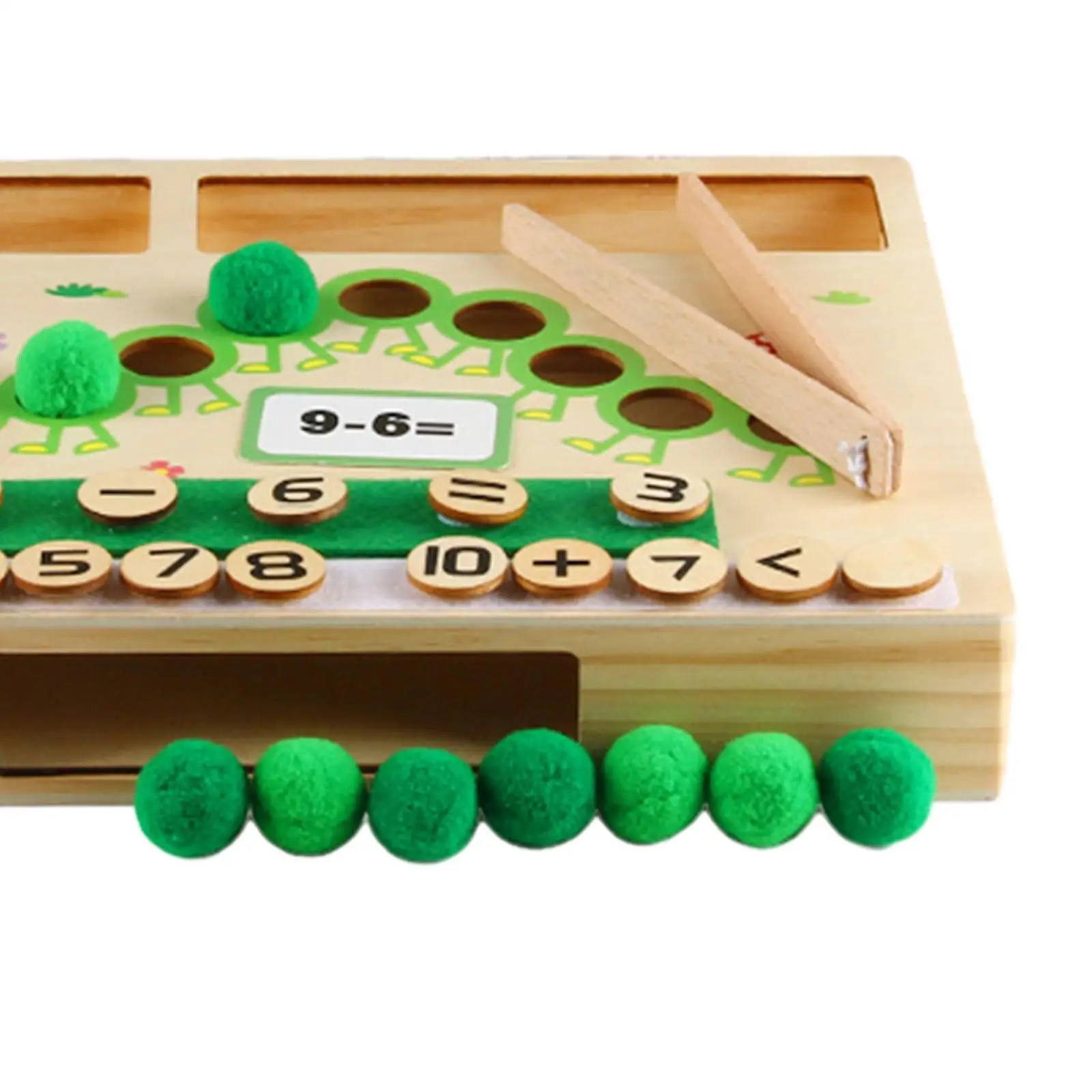 

Montessori Math Counting Toy, Math Manipulatives Teaching Games for Children Girls
