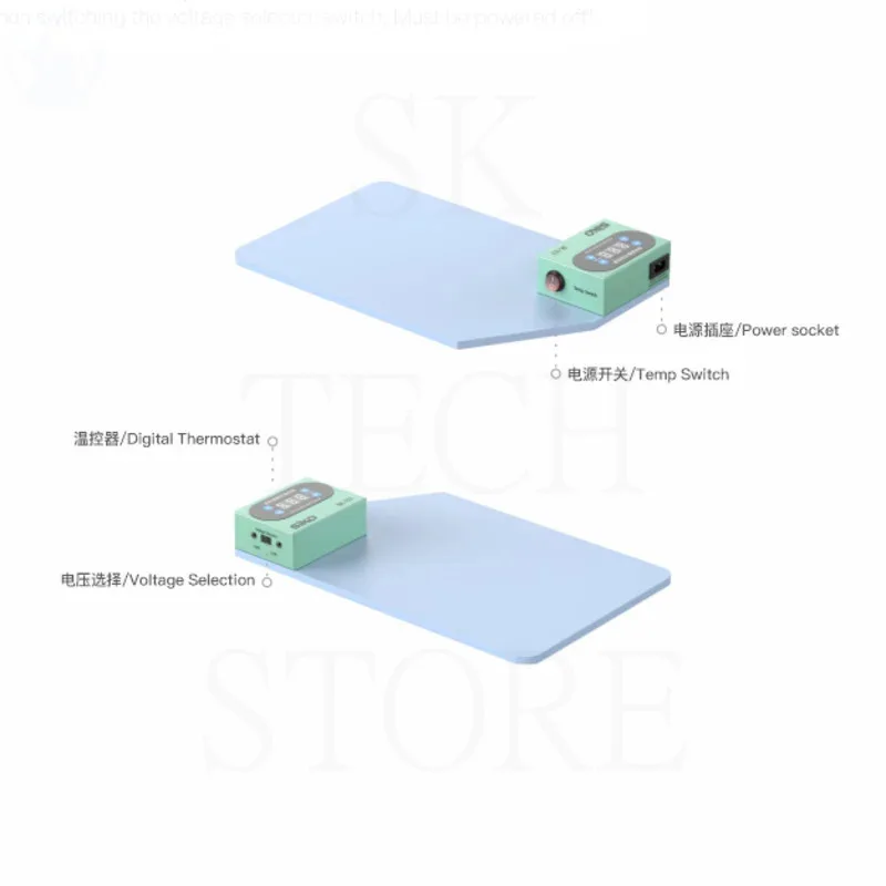 Siko แผ่นความร้อนไฟฟ้าสมบัติ SK-101, แผ่นแยกหน้าจอ LCD สำหรับอุปกรณ์ซ่อมแผ่นโทรศัพท์มือถือ