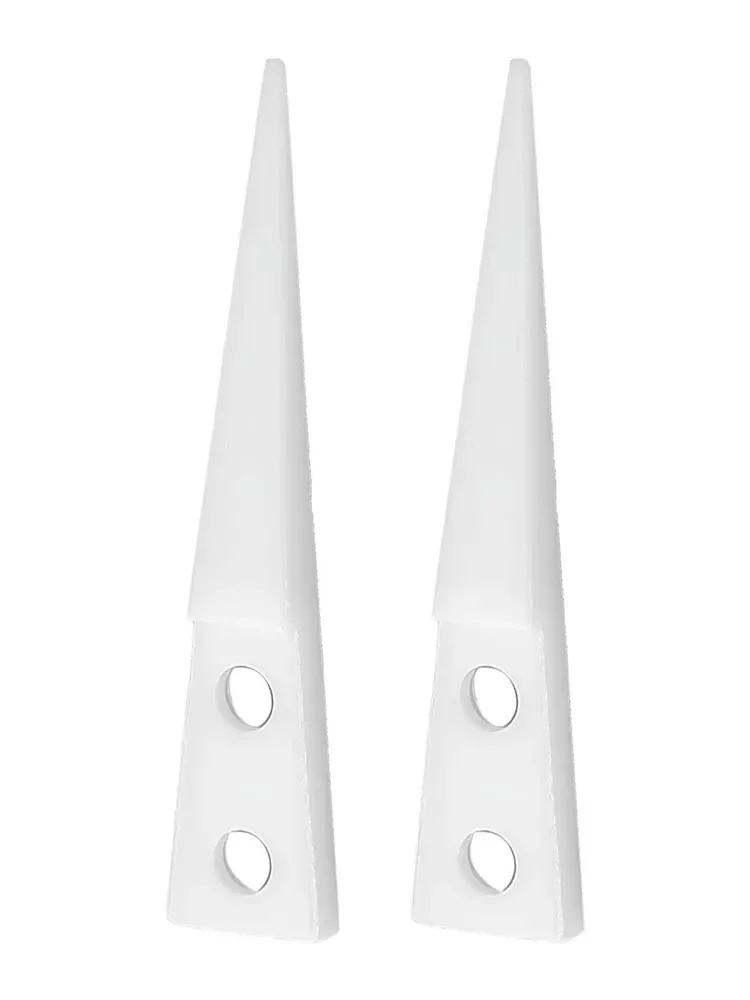 Stainless Steel Handle Ceramic Tweezers With Antistatic Zirconia Tips Straight Shape For Industrial Handling Tasks