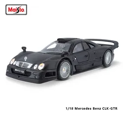 Maisto 1:18 Mercedes Benz CLK-GTR Street Version Classic Alloy Car Model Static Die Casting Model Collection Gift Toy Gift