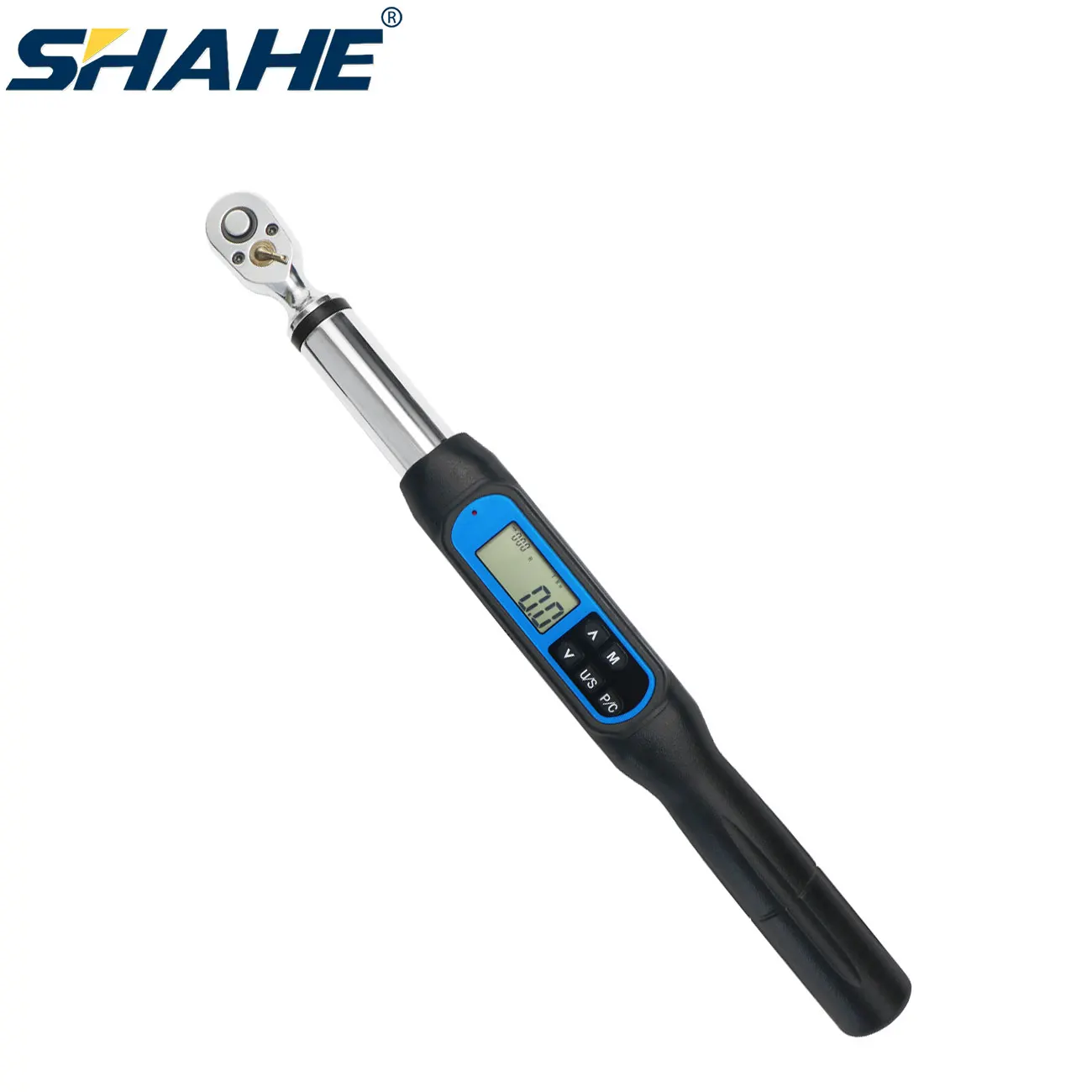 Shahe 3/4'' Large Screen Digital Torque Wrench Car Repairing Tool with Buzzer & LED Adjustable Preset Torque Wrench Tools