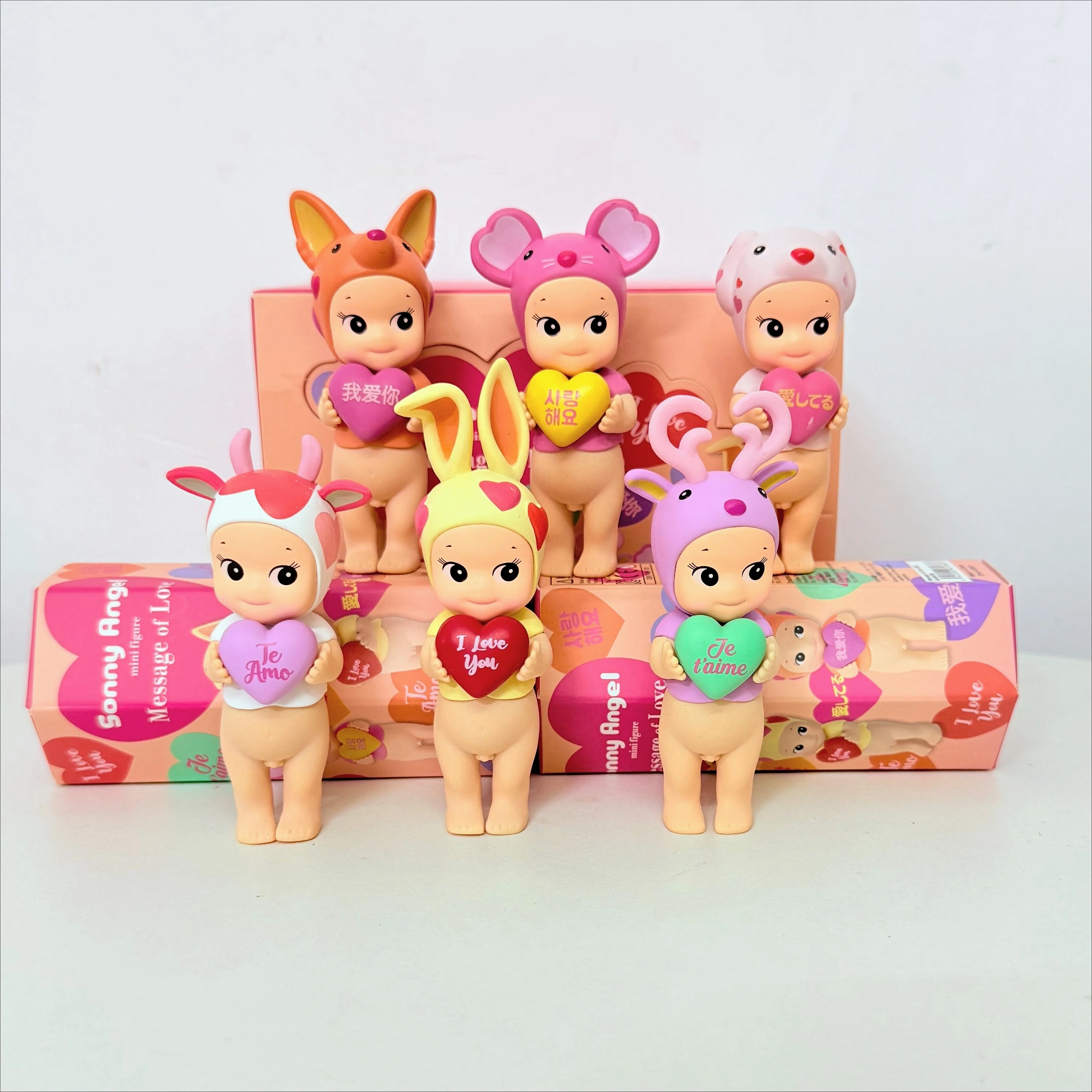 

High Quality Angel Mini Figure Message of Love Series Blind Box Kawaii Dolls Character Decoration Valentine's Day Birthday Gift