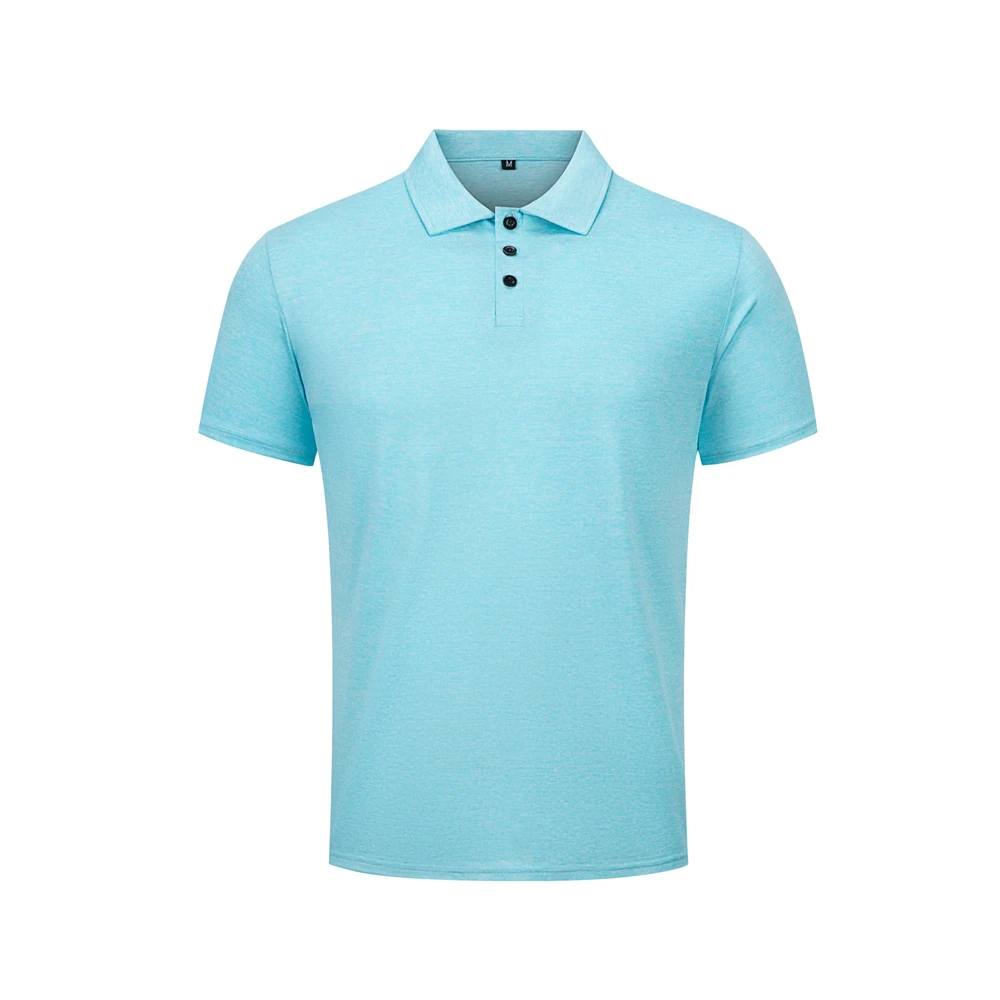 Men's Golf Shirt UPF 50+ Quick Dry Polo Shirts Short Sleeve Tee Moisture Wicking Performance Tees Button Down Collar Work Shirts