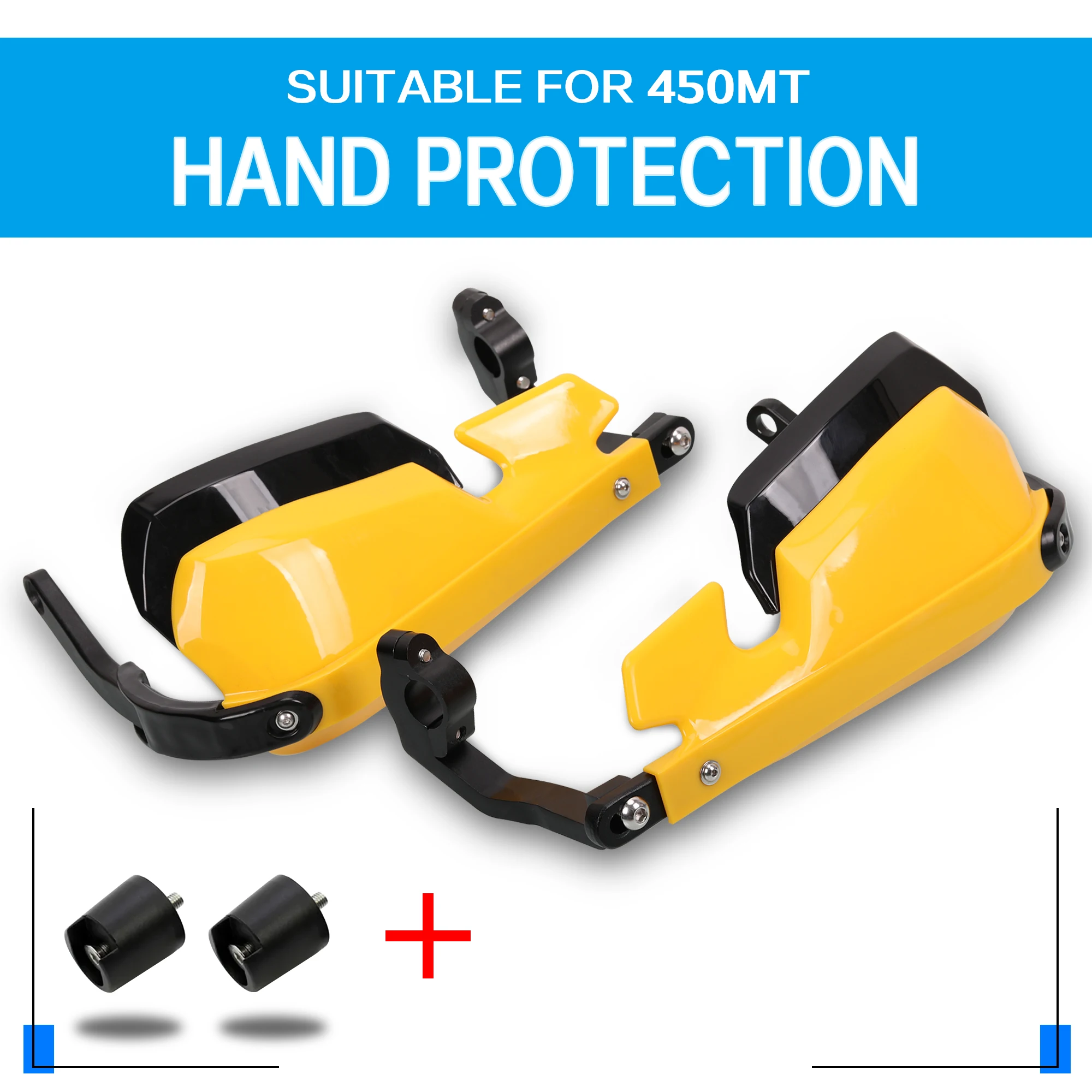 Motorcycle CF450MT Hand Guards Lever Protector Handlebar new aluminum alloy Handguard Shield For CFMOTO 450MT 2024 image 3