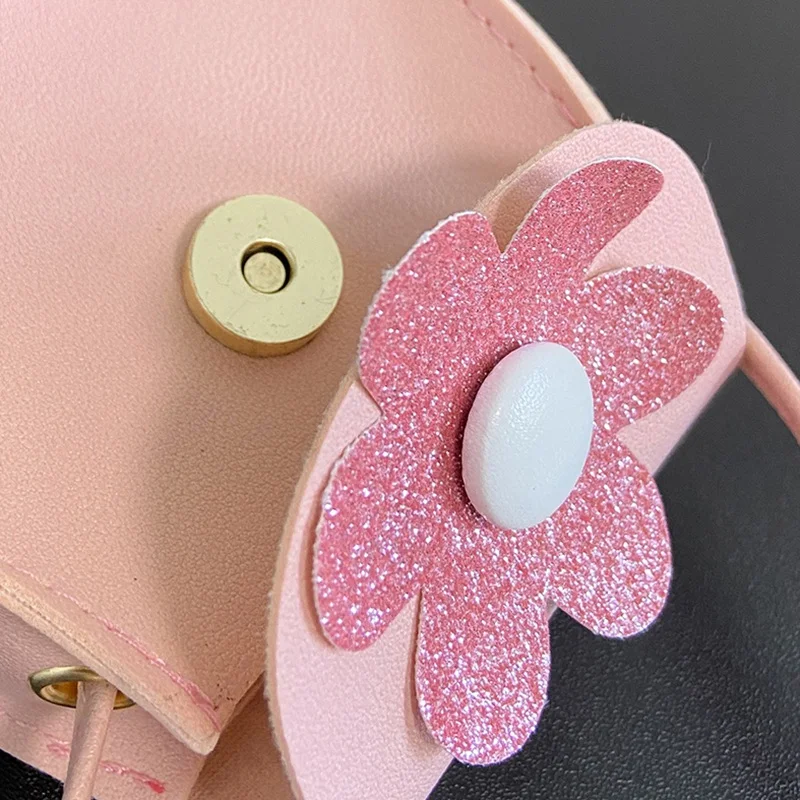 Little Girls Fashion Flower Crossbody Shoulder Bag Handbag Mini Purse