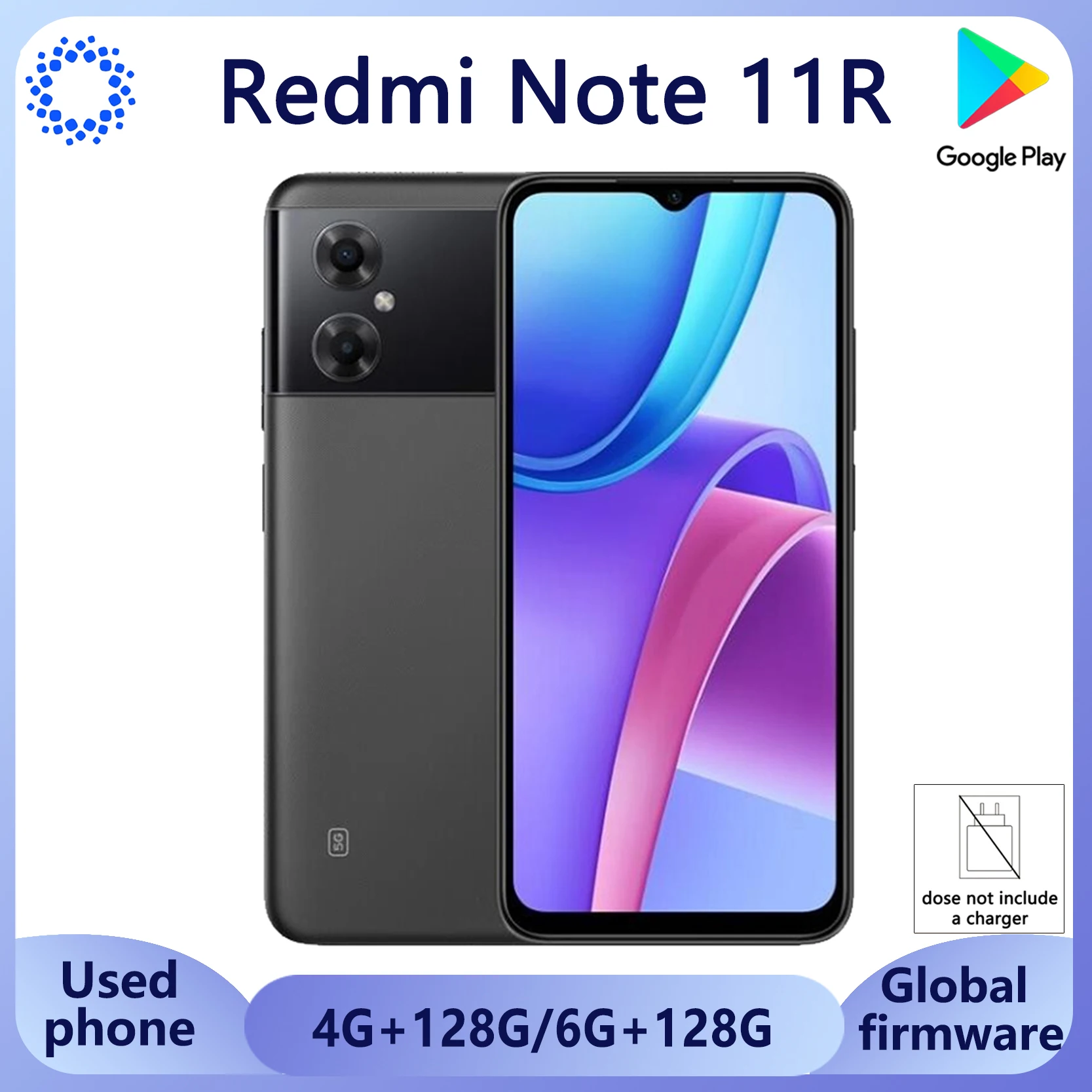 

Global Firmware Xiaomi Redmi Note 11R Smartphone MediaTek Dimensity 700 512GB 5000mAh Android 11 No Charger Used Phone