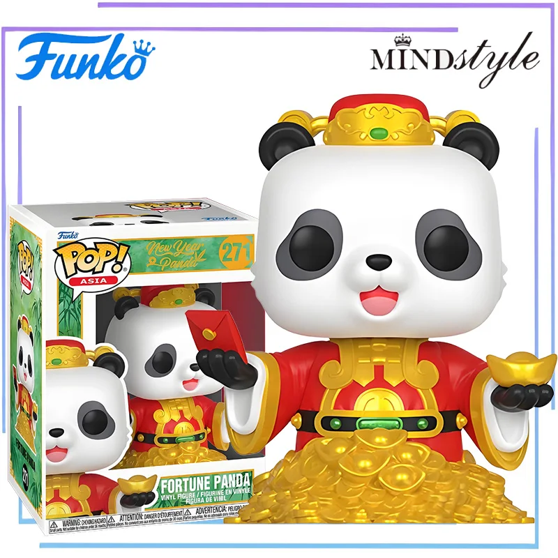 

Подлинное издание FUNKO POP Rich Panda Celebratory Аниме Персонаж Экшн Настольный автомобиль Украшение Коллекционная модель