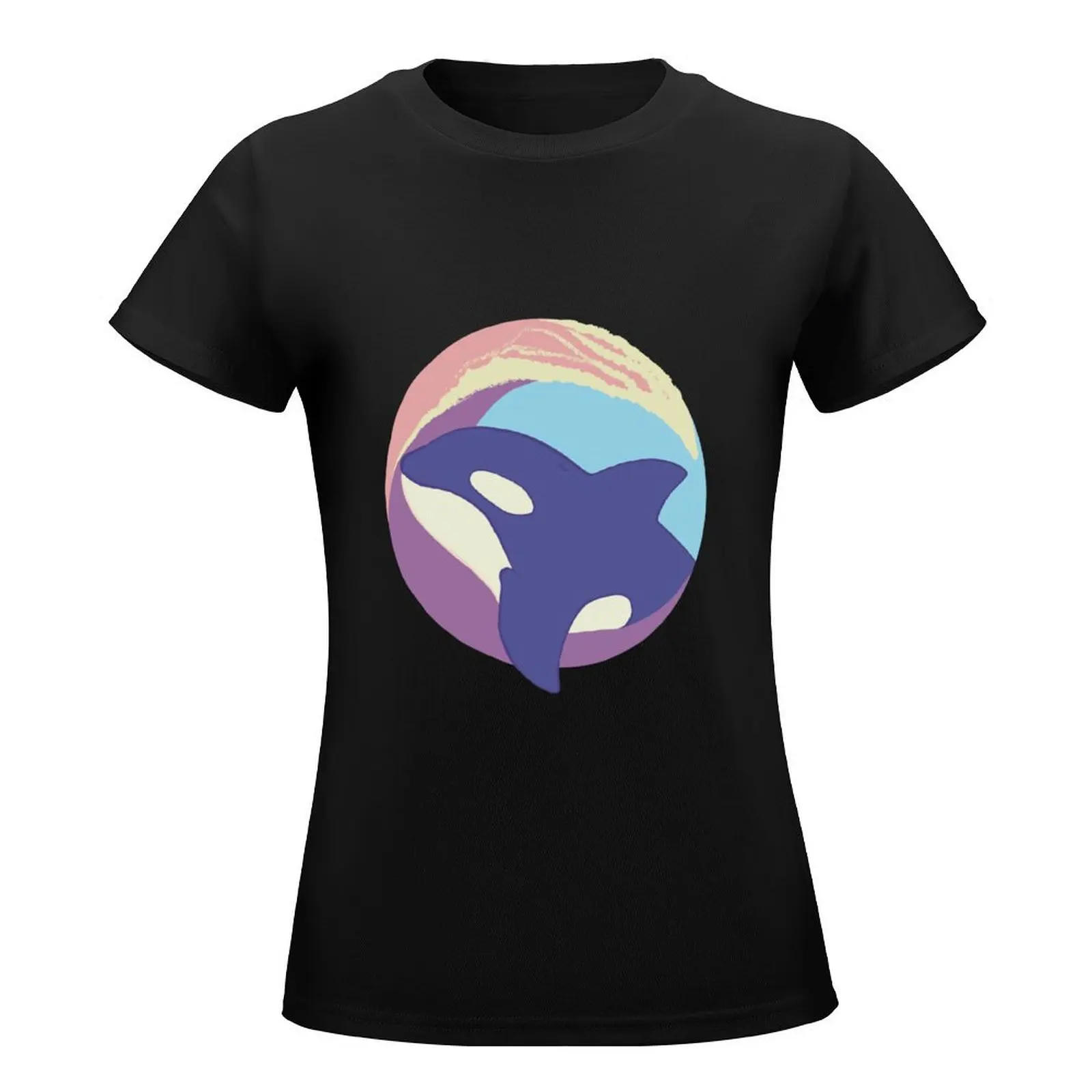 Chiller whale T-Shirt Aesthetic clothing lady clothes cute tops t shirt for Women