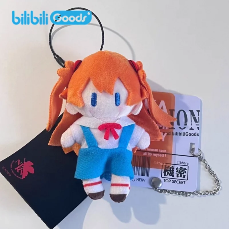 

Оригинальный плюшевый брелок-подвеска Bilibili Goods Neon Genesis Evangelion Eva для сумок и рюкзаков, декор для аниме-коллекционеров