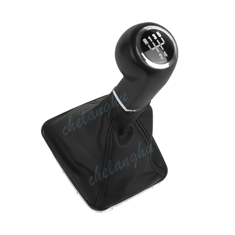 5 Speed Gear Shift Knob With PU Leather Boot For Opel Zafira B 2005 2006 2007 2008 2009 2010 Car accessories