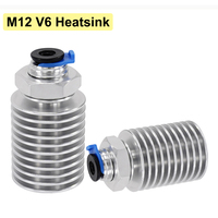 M12 V6 Heatsink Radiator E3D For V6 Hotend Remote Bowden Heat Sink Range 1.75mm For Trianglelab 3D Printer Parts