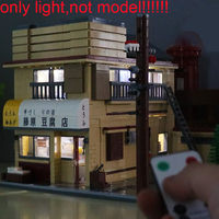 Led Light Lightning Kit Blocks Brick Bricks For Cada C61031 61031 Tofu Shop Japanese Store Building Set (only light no model)