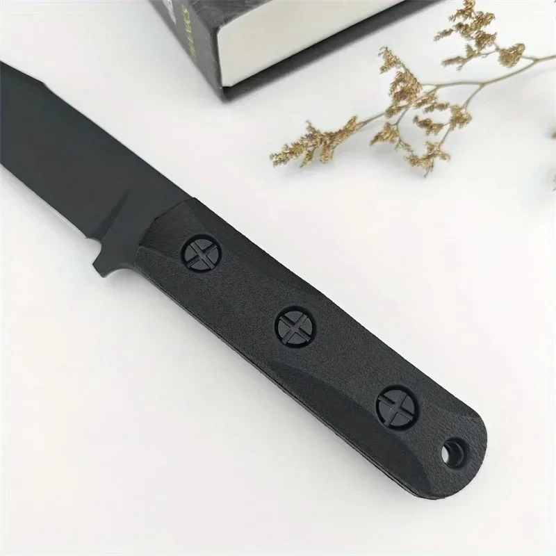 Fixed Blade Knife 8Cr13Mov Blade Nylon Fiber Handle Multi-purpose Camping Outdoor Survival Manual Open Multi-fuctional Knife