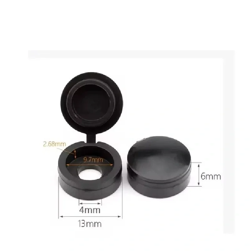 50/100/200pcs Nails Screw Caps Car Plastic Protective Nuts Decorative Cover Self-tapping Screw Folding Cap Furniture Hardware