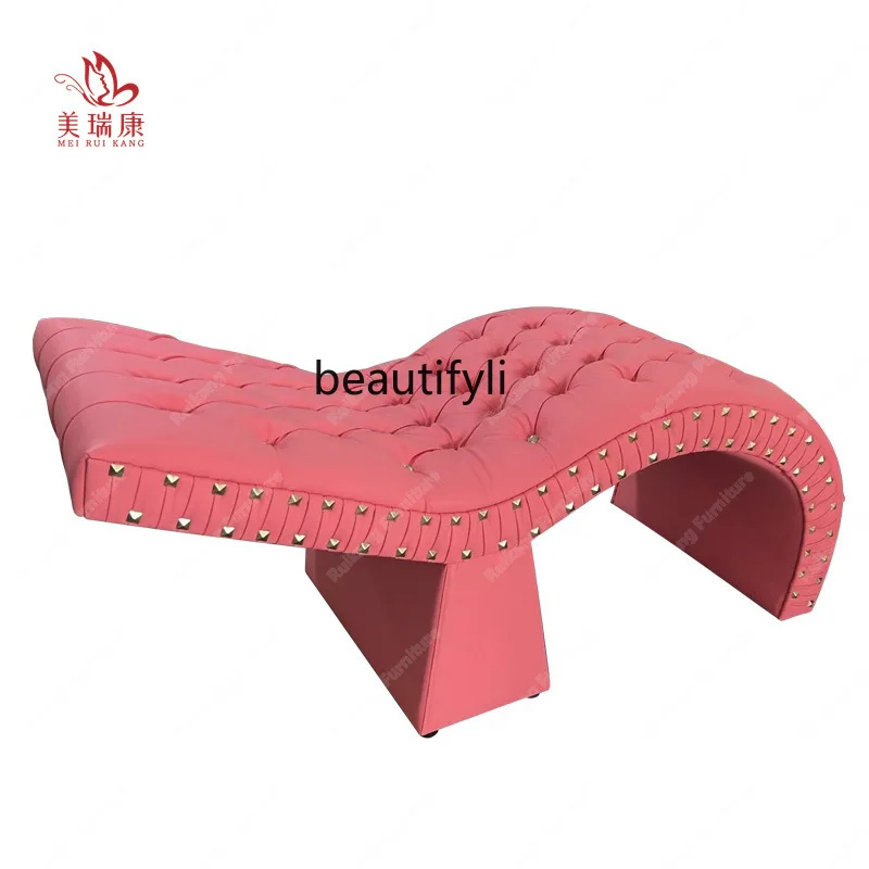 Beauty Salon Facial Bed Body Massage Massage Couch Curve Eyelash Tattoo Embroidery Massage Bed