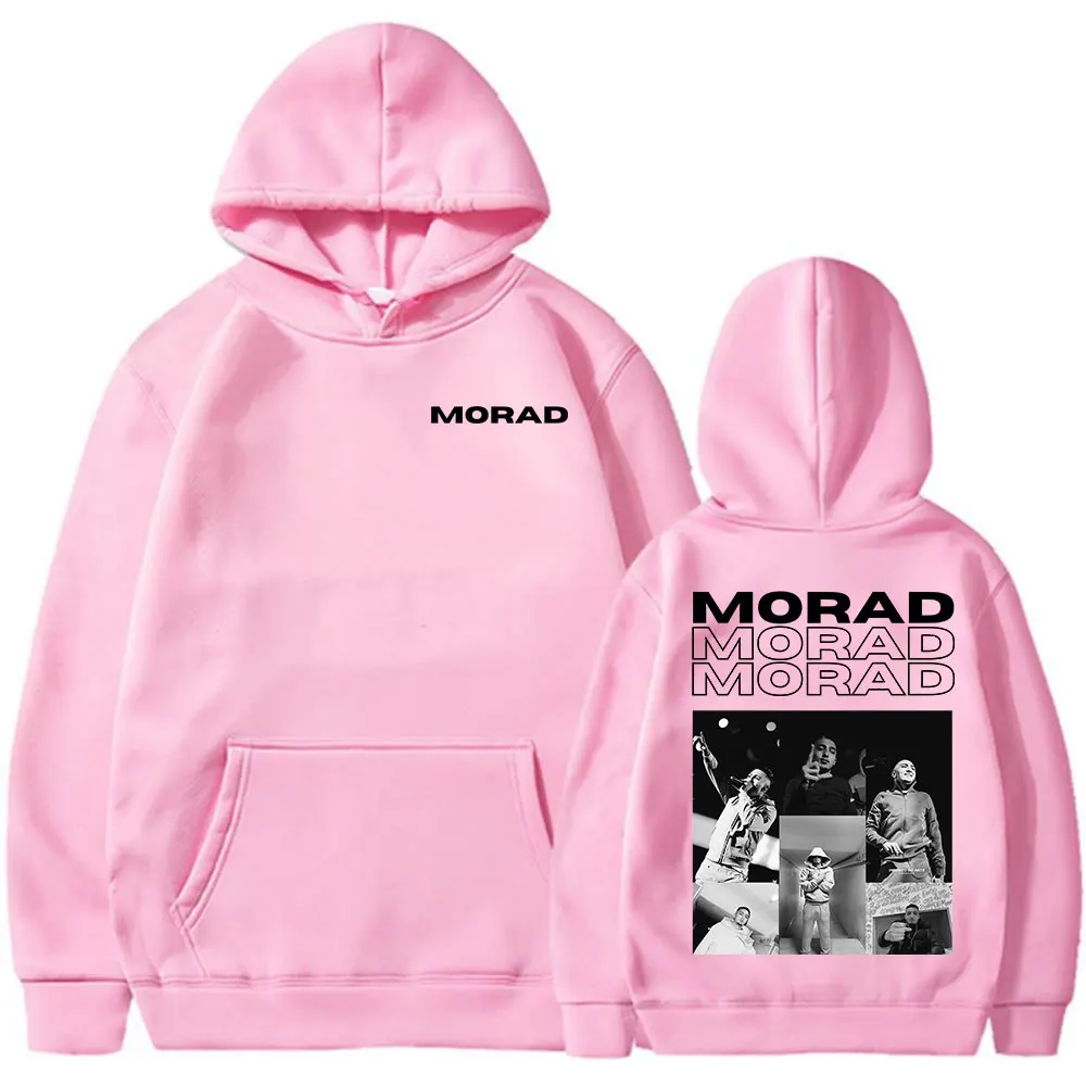Neuer Rapper Morad MDLR Tour Grafik-Hoodie Unisex Herren Damen Sweatshirt Vintage Pullover Langarm Fan-Geschenk Lässiger Kapuzenpullover – Detail 15