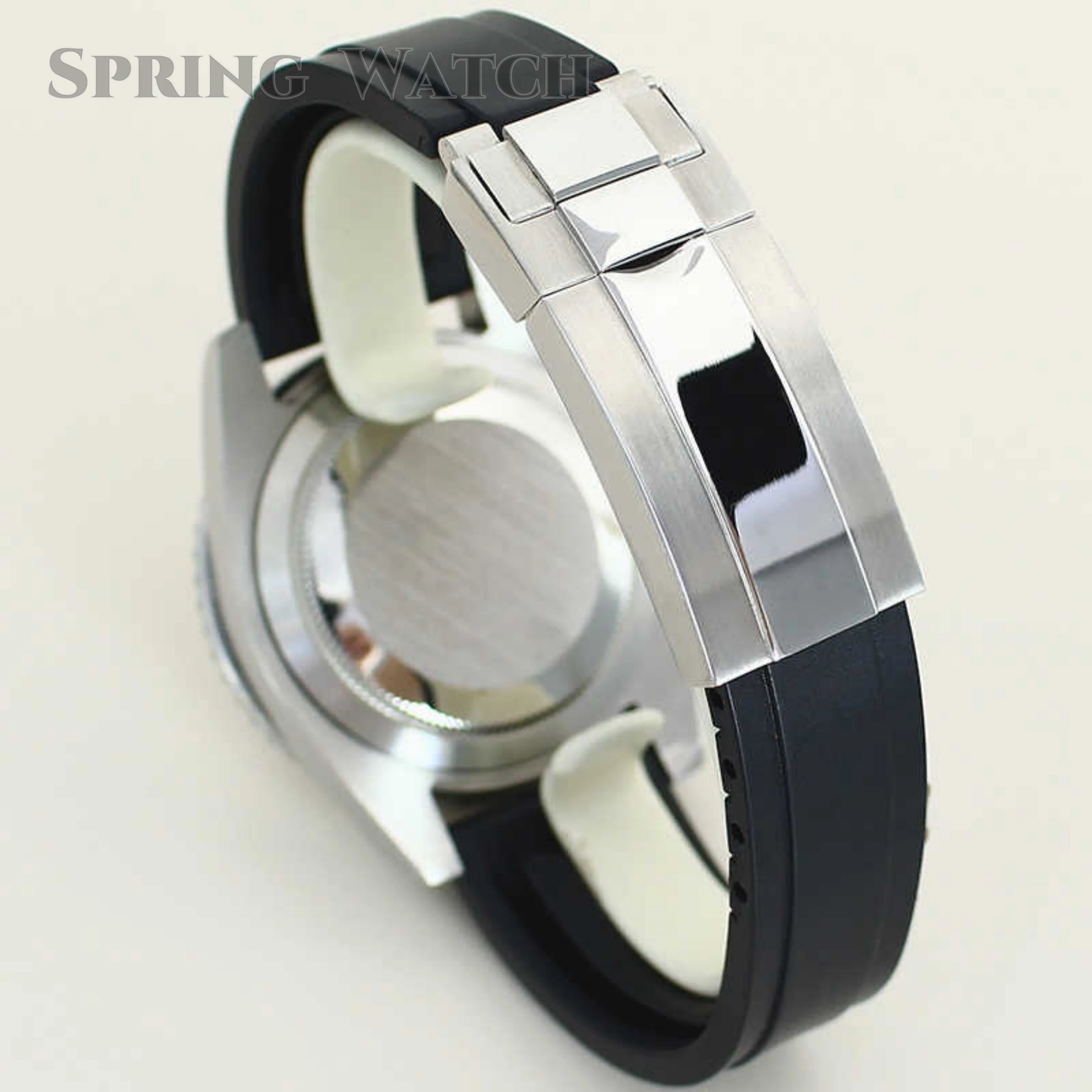 NH35 Watch Case 10ATM waterpoorf Rubber Watch Strap 316L Stainless Steel Case Suitable for SUB GMT NH34 NH35 NH36 Movement Parts