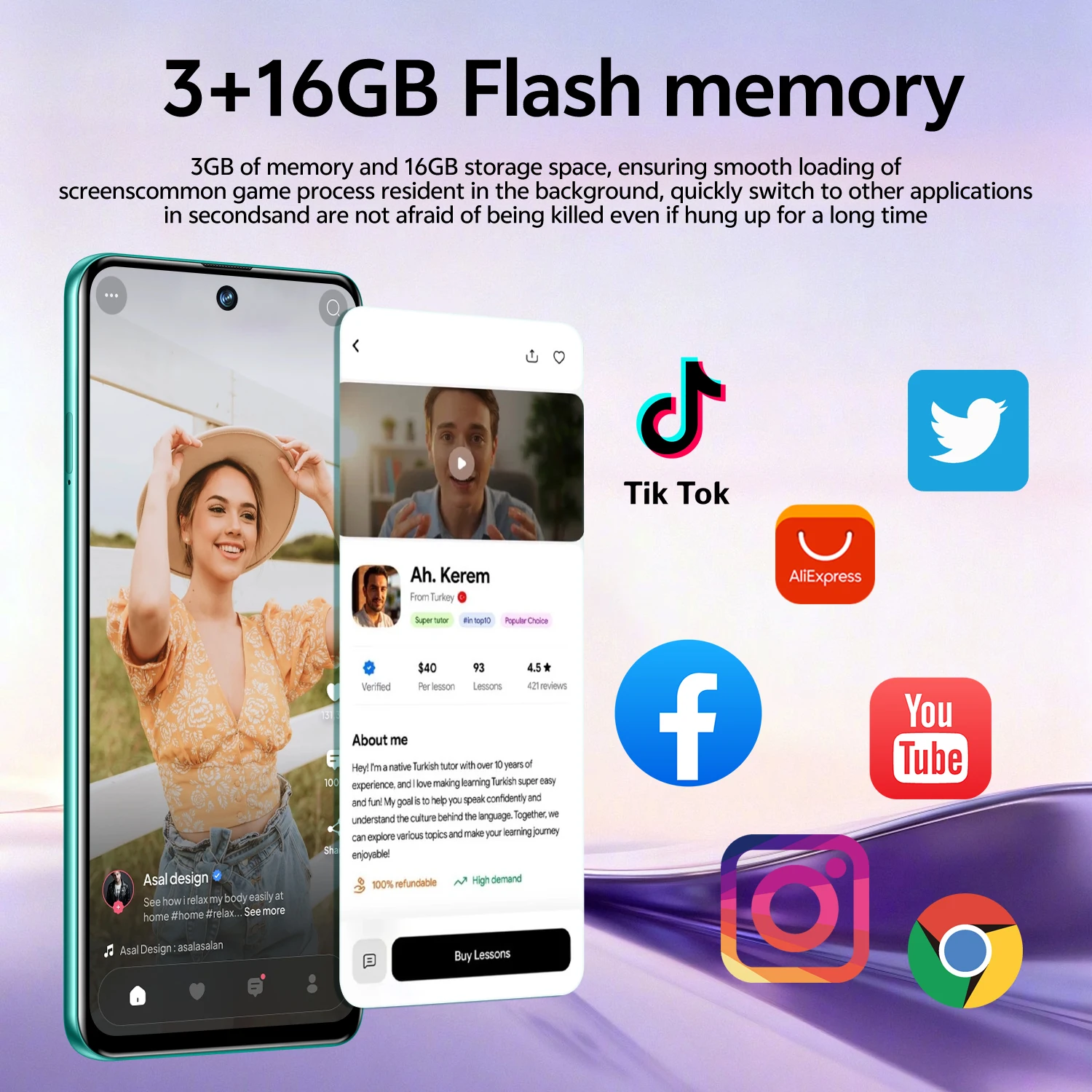 IVMI Global Vision Camon50 Pro Curved Screen Smartphone 6.85Inch Android 16GB ROM Face ID 4G Network Google Play Store Mobile Ph