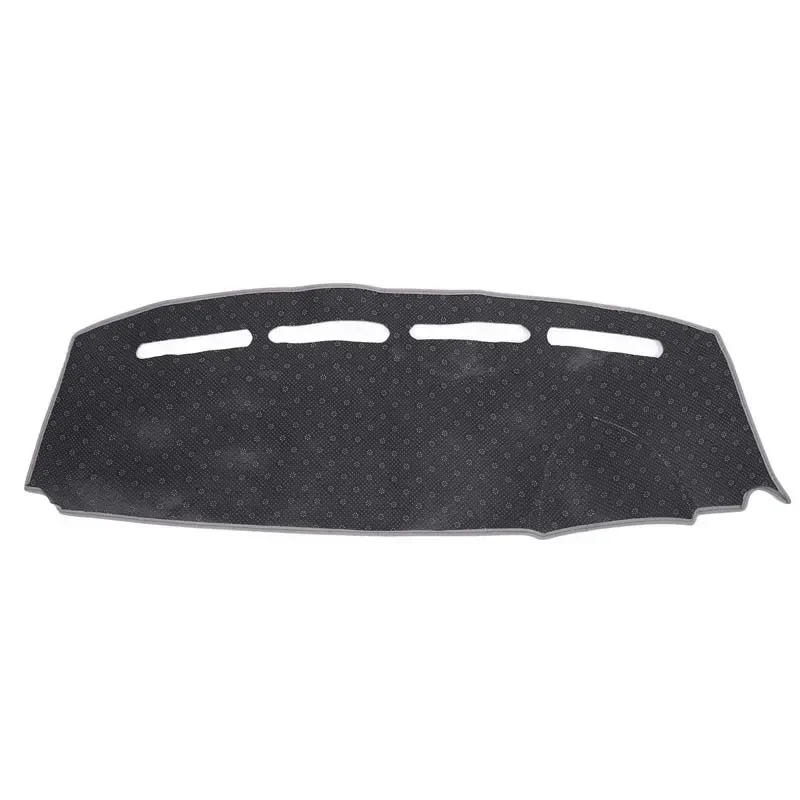 For Fiat 500 2008-2023 polyester black car dashboard sun protection mat sticker car interior protection accessories LHD 1Pcs