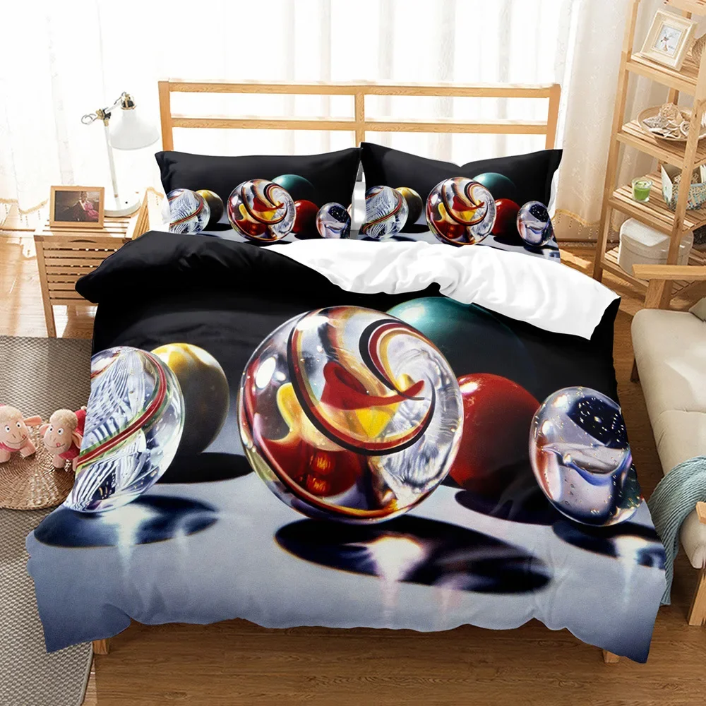 3d Bedding Sets Dekbedovertrek Marbles Duvet Cover Sets Child,teenagers Bedroom Bedding Set Cover Housse De Couette Full Sze