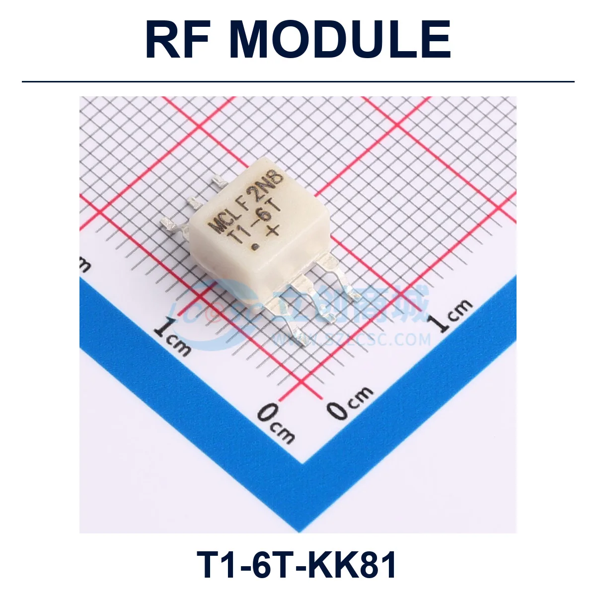 2 PCS Mini-Circuits T1-6T-KK81 RF Module 300MHz