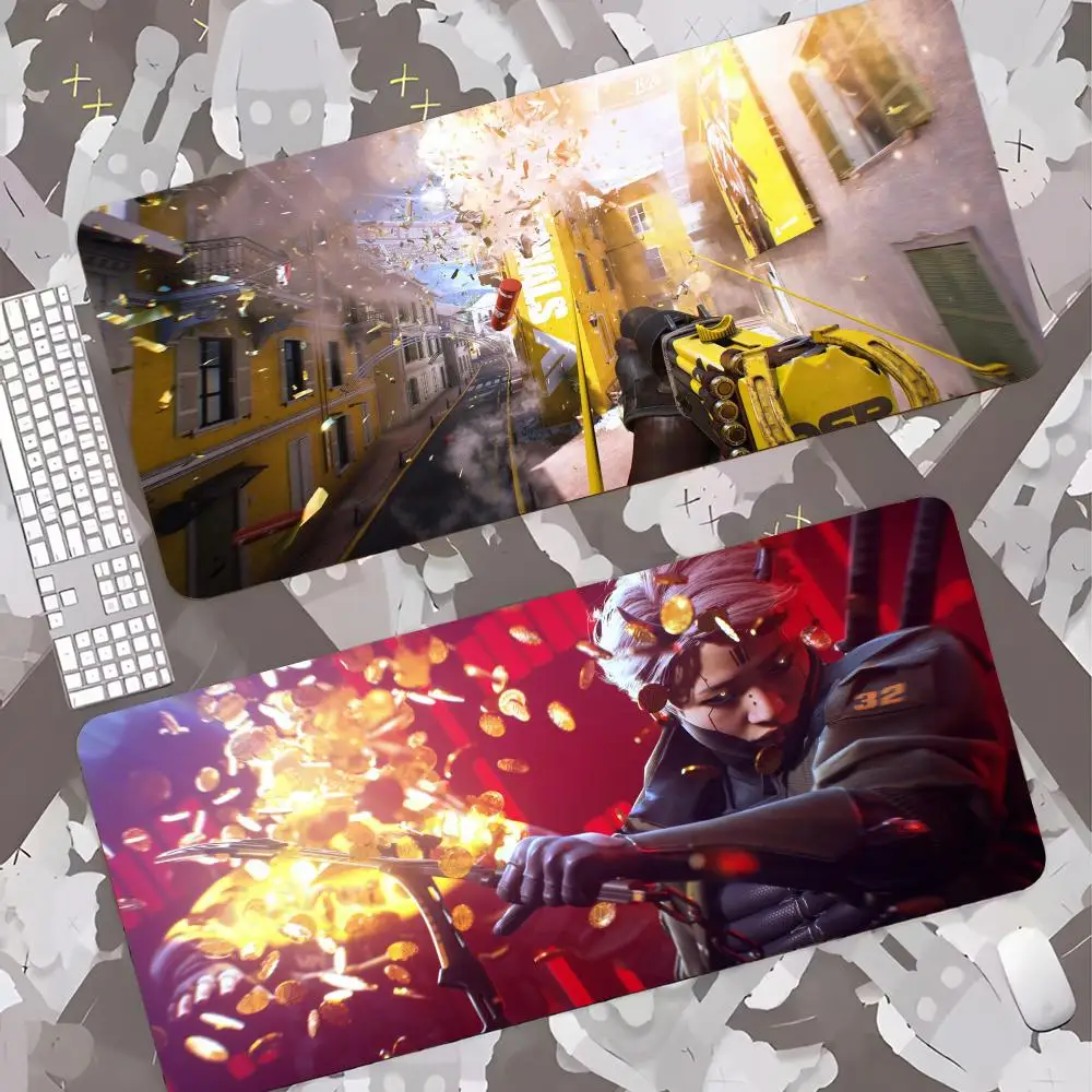 THE FINALS Mouse Pads Gamer Keyboard Mat Pads Gaming Desk Protector Laptops Large Mousepad Cartoon Deskmat