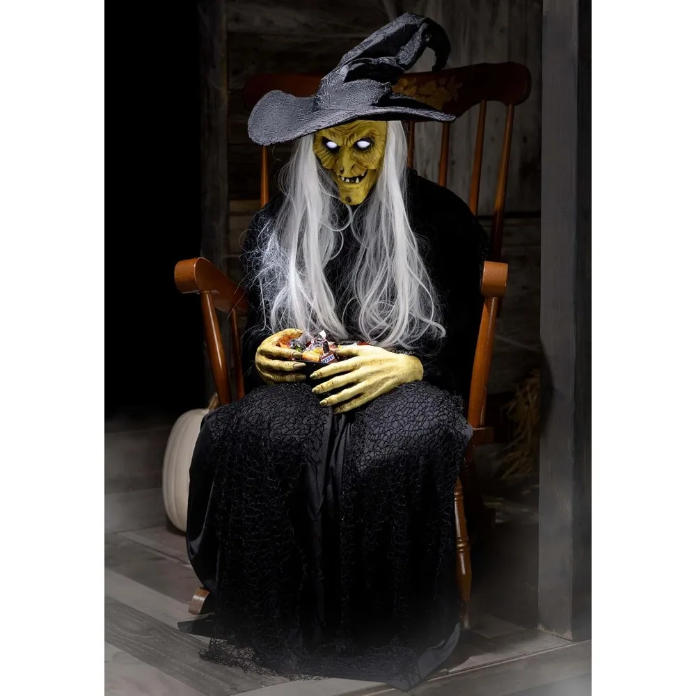 

Witch Animated Prop Halloween Porch Greeter