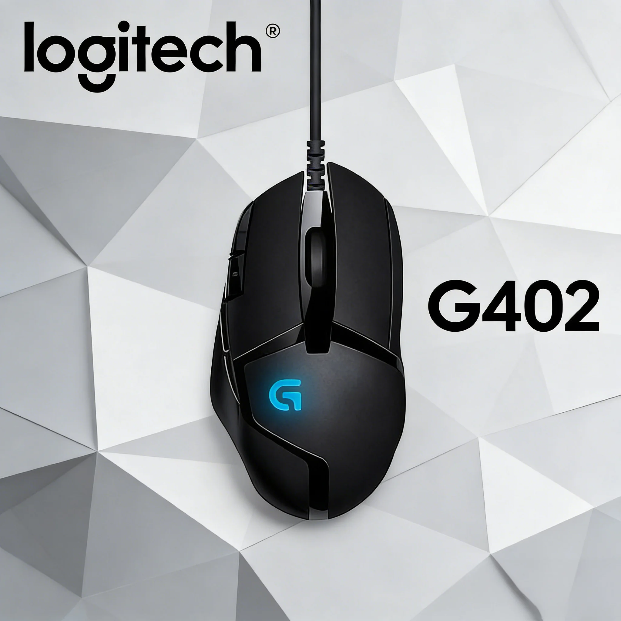 

Logitech G402 Hyperion Fury | Эргономичная ручка, марафонские игры без усталости