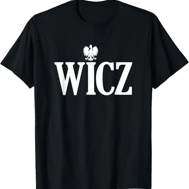 Wicz Polish Surname Ending Last Name Dyngus Day T Shirt