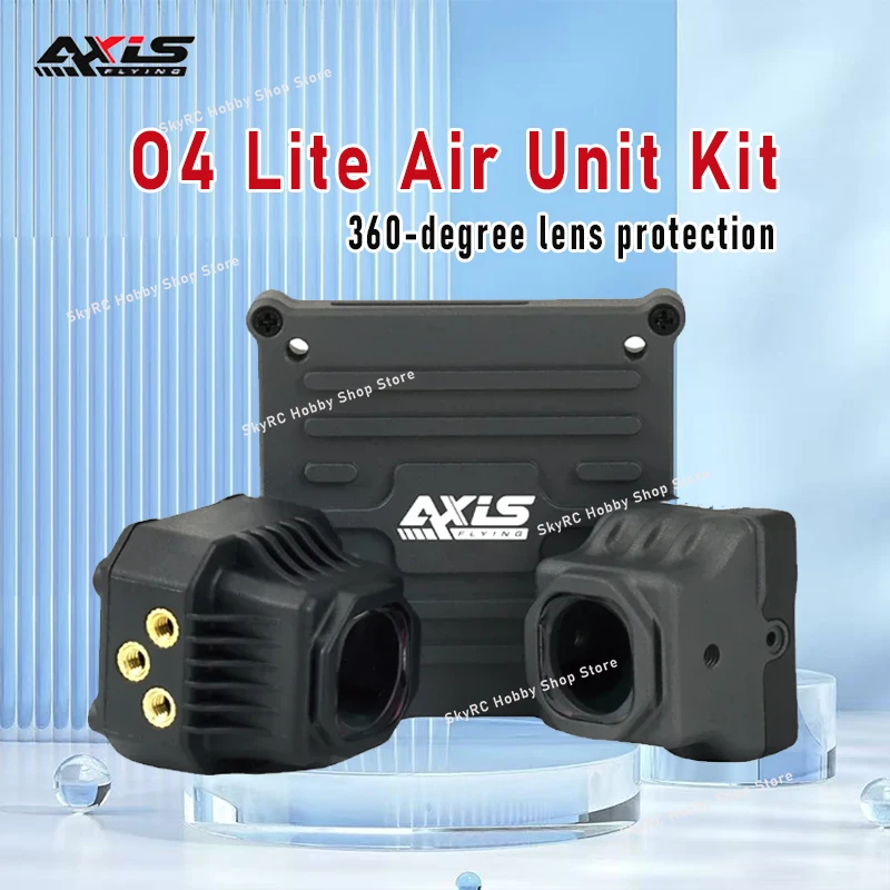 Axisflying O4 Lite Air Unit Case with Lens Heat Dissipation Aluminum Parts for DJI O4 FPV Image Transmission Accessories
