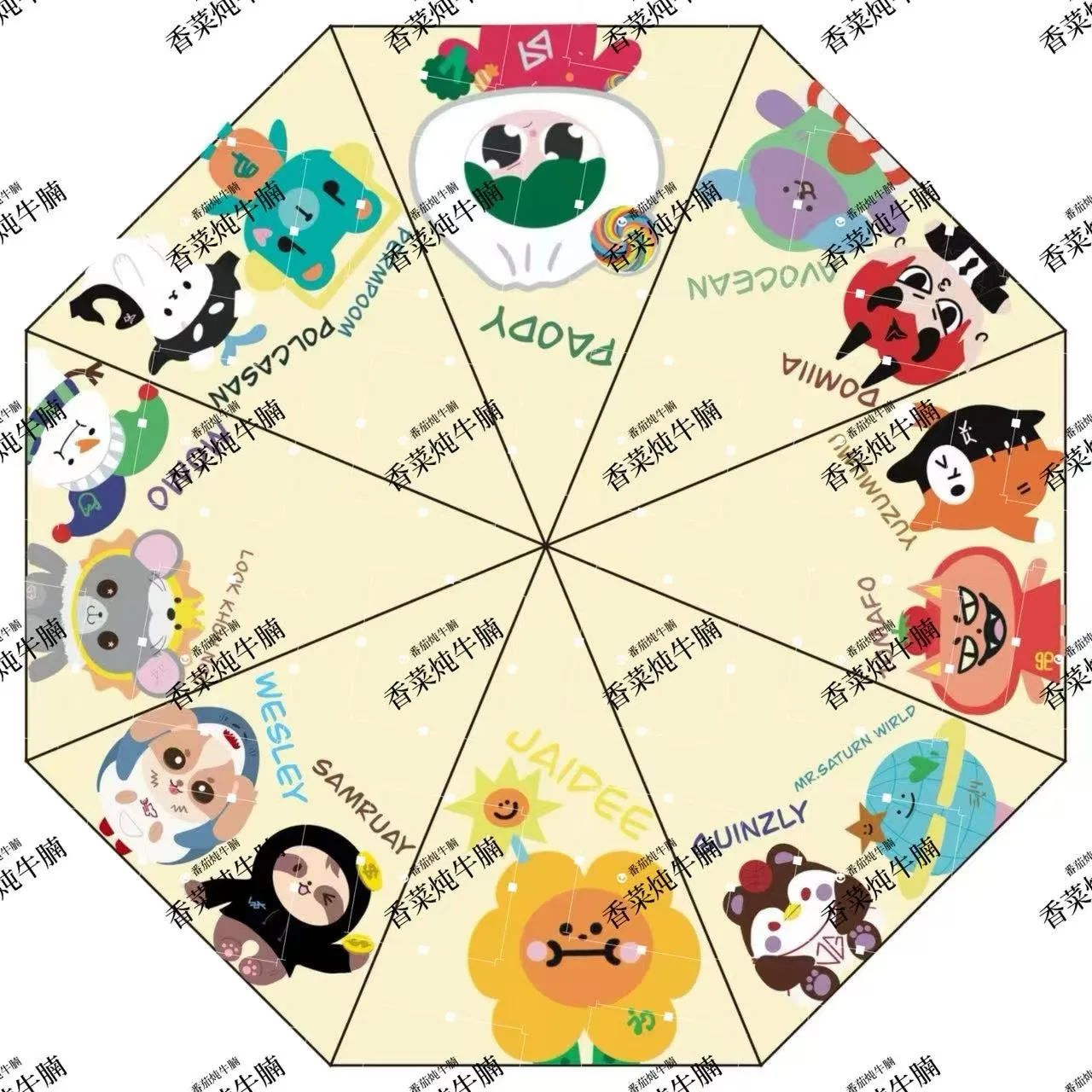 

2025 Pre-sale Fanmade Gmmtv Thai Star Geminifourth Look Khun Noo Williamest Wesley Pondphuwin Perpoom Joongdunk Jaidee Umbrella