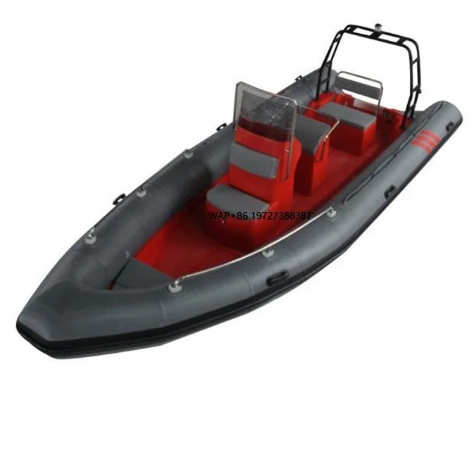 RIB 660 Deep V Fiberglass Hypalon/PVC Inflatable Boat for Patrol
