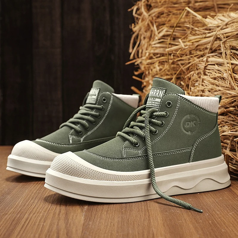 

Высокие кроссовки, повседневная обувь, универсальные спортивные модные туфли на толстой подошве, увеличивающие рост, 3811