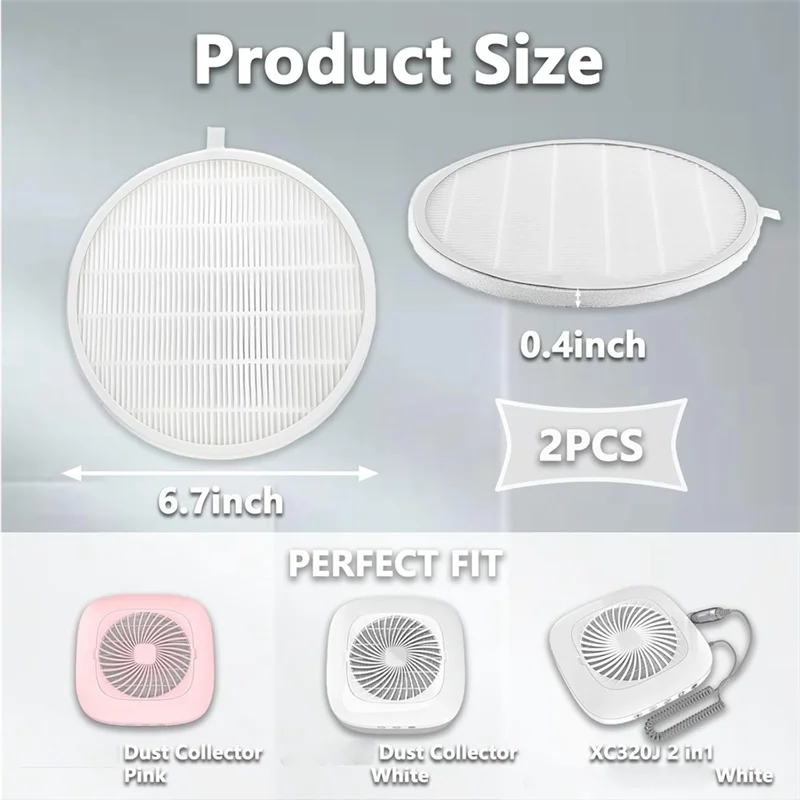ABKS-Melody Susie Spro/XC320J Parti per aspirapolvere per unghie Filtro per spolverino di ricambio