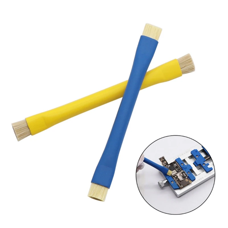 2Pcs Anti Static Brush Insulation Brush Clean Dust Tools For Mobile Phone Motherboard PCB BGA Repair Tools