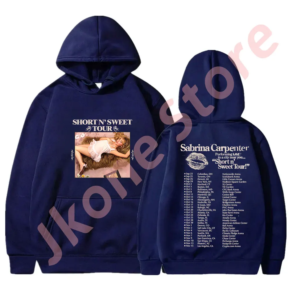 Sabrina Carpenter Short n\' Sweet Tour Merch Hoodies New Logo Pullovers Winter Women Men Fashion Casual Sweatshirts