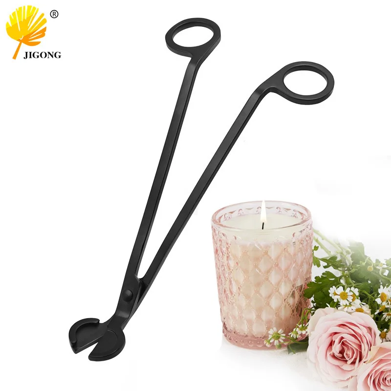 Stainless steel frosted black candle wick scissors cutters