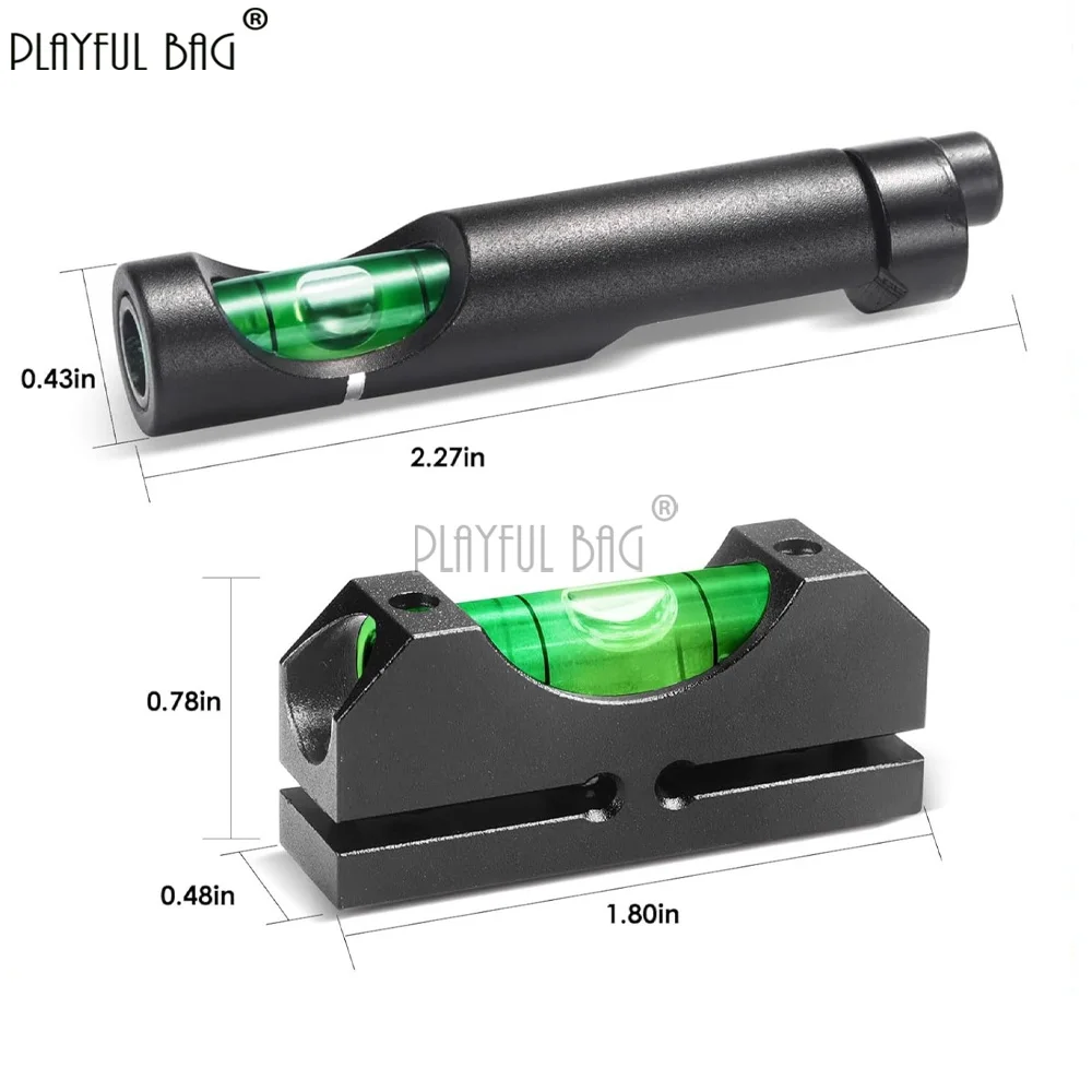 Picatinny Rail Mounted Bubble Level 20mm Anti-Cant Spirit Level Mount Hunting Accessory QG445S