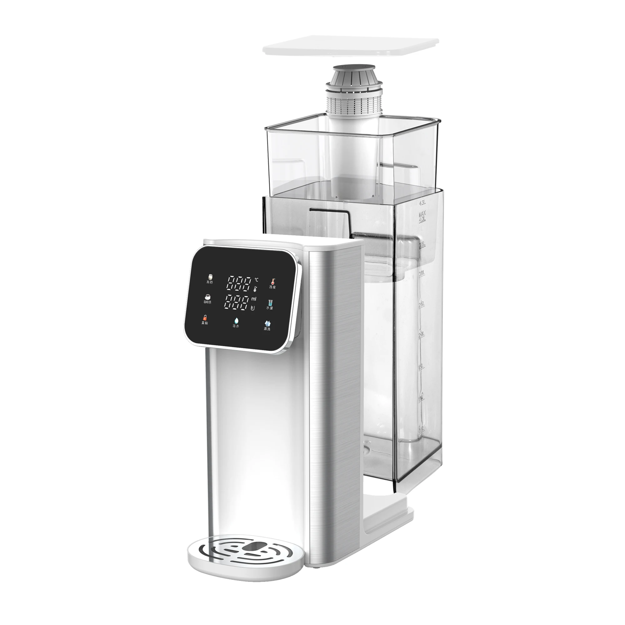 Household Digital Instant Heating Hot Drinking Purified Tabletop Countertop Desktop UF Water Dispenser Smart Water Filters